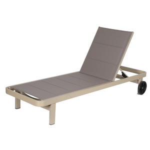 Chaise longue de jardin B2B moderne de luxe pliable et portable en corde tressée pour hôtel, parc, piscine - Product Image 4