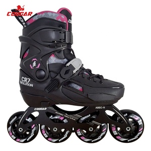 Tùy Chỉnh Cứng Shell Phổ Biến 4 90Mm Con Lăn Bánh Xe Có Thể Điều Chỉnh slalom Inline Trẻ Em Patins Giày Trượt - Product Image 4