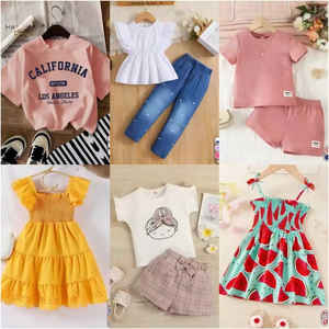 Vêtements d'été décontractés pour enfants, assortiment de styles imprimés de dessins animés, en gros, expédition aléatoire - Product Image 4