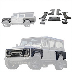 Kit de Carrocería Ancha para <span class=keywords><strong>Land</strong></span> <span class=keywords><strong>Rover</strong></span> Defender 90 110, Parachoques Delanteros y Traseros, Guardabarros, Piezas de Auto, Exterior, Rejillas, Capós - Product Image 1