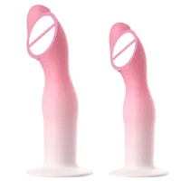 Dildo de simulation, stimulation du point G, stimulation anale, masturbation féminine, ventouse, étanche, bâton de massage de la prostate, produits sexuels pour adultes