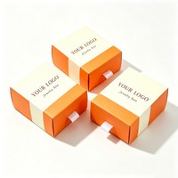 Coffret d'emballage de bijoux haut de gamme en carton souple, boîte d'expédition en gros pour bagues, boucles d'oreilles, bracelets et colliers