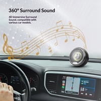 Tweeter Aluminium 3 Inch untuk Mobil, Pemasangan di Tengah, Upgrade Audio Mid-Range Full-Range, Pemasangan Non-Destruktif 12V