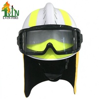 Casque de sauvetage léger pour pompiers forestiers avec écharpe pour conditions extrêmes de lutte contre les incendies en zone sauvage et en forêt