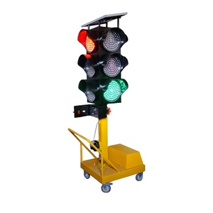3 Color 200mm 8 Inch <b>Wireless</b> Temporary Radar Detector Solar <b>Wireless</b> Traffic <b>Light</b> - Product Image 3