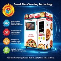 Distributeur automatique de pizzas chaudes au prix d'usine pour les centres commerciaux et les supermarchés