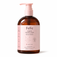 Liquide à lessive pour lingerie 200 ml, soin doux pour tissus délicats, parfum rose, marque personnalisée OEM, liquide à lessive pour sous-vêtements