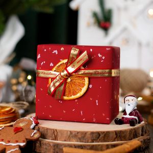 Homeral <b>Wrapping</b> <b>Paper</b> Roll 17inch X 16.5ft Red With Silver Gold Foil Flake For Christmas Birthday Wedding Bridal - Product Image 3