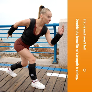 Placa de acero duradera ajustable, Pesas de tobillo y muñeca, equipo ponderado de entrenamiento de fuerza de pierna con correa de pierna cómoda - Product Image 4