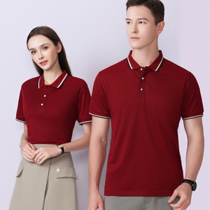 Chemise de golf respirante, anti-humidité, séchage rapide, manches courtes, coupe classique, décontractée, 100% polyester, tricotée, imprimée, performante - Product Image 6
