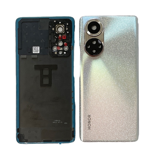 Original for Huawei Honor 50 6.57\" Back Battery Cover Housing Camera Frame Lens Bar Design NTH-AN00 NTH-NX9 Glass Back Case