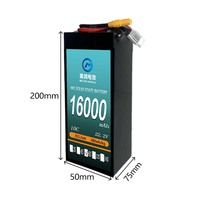 Batterie de drone d'exploration MG de haute qualité, lithium-ion à semi-conducteurs, 16000 mAh, 22,2 V, 10C, 6S, pour véhicule aérien sans pilote, 800 cycles