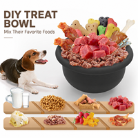 Distributeur de friandises pour animaux de compagnie en silicone, jouet à mâcher interactif, jouet de puzzle pour une alimentation lente pour chiens et chats