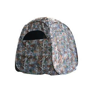 Tente de chasse camouflage à montage rapide, une chambre, quatre saisons, polyester, tente pop-up pour observation des oiseaux en extérieur - Product Image 3
