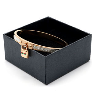AFXSION 2020 Nuovo Bracciale con Chiusura a Diamante Gioielli Classici di Marca <span class=keywords><strong>Bracciali</strong></span> in Acciaio Inossidabile per Donne - Product Image 6