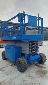 Produk diskon besar lebih murah tahun digunakan 2013 GS-4069 DC gunting medan kasar mengangkat, ketinggian kerja maksimal 14.3m kapasitas 363kg - Product Image 3