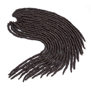 Pelo de ganchillo postizo estilo Afro, postizo de pelo sintético liso, postizos lisos, sedosos, postizos - Product Image 3