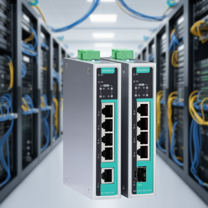 Moxa EDS-G205A-4PoE-1GSFP 48V SC/UPC Gigabit <b>PoE</b> Unmanaged 5-Port Industrial Ethernet <b>Switch</b> - Product Image 3