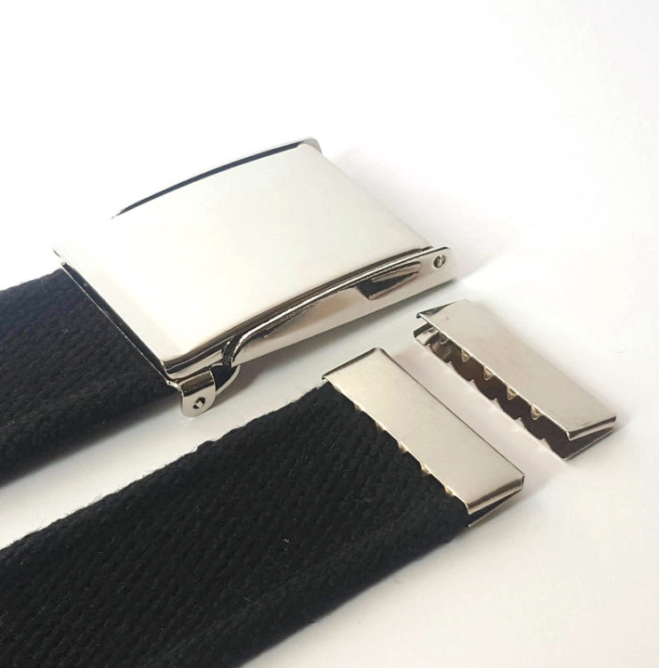 Заводская цена, цельная латунная пряжка 35 мм, металлическая железная ленточная Пряжка для холщового ремня