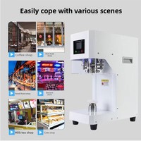 Machine de scellage automatique de canettes de boissons commerciales, électrique 220V, thermoscelleuse pour jus, lait, thé, ligne de mise en conserve HYZH 80mm