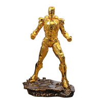 Avengers Iron Man 29Cm 30Cm Tượng Điêu Khắc Toàn Thân Bằng Nhựa Nhân Vật Trong Phim