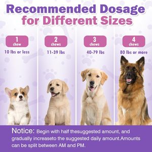 ขนมเคี้ยวสำหรับสุนัข ช่วยผ่อนคลาย บรรเทาความวิตกกังว<span class=keywords><strong>ล</strong></span> ช่วยให้นอนหลับสบาย <span class=keywords><strong>ล</strong></span>ดความเครียด และช่วยให้ผ่อนคลาย สำหรับสุนัขขนาดเ<span class=keywords><strong>ล</strong></span>็กและขนาดใหญ่ - Product Image 3