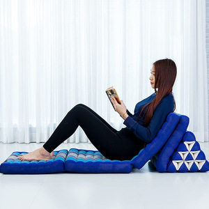 Custom Made Triangular Backrest <b>Cushion</b> Foldable Seat <b>Pad</b> For Bedroom Balcony Tatami Mat Art Pattern Multi Use - Product Image 3