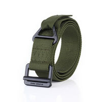Cinturón Táctico de Nailon HT para Exteriores, para Hombres y Mujeres, para Combate, Rescate, Deportes de Ocio, Escalada, 38 mm de Ancho, con Hebilla de Hierro