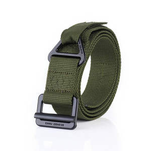<span class=keywords><strong>Ceinture</strong></span> en tissu nylon HT pour hommes et femmes, tactique <span class=keywords><strong>de</strong></span> combat, <span class=keywords><strong>sauvetage</strong></span>, pour les sports <span class=keywords><strong>de</strong></span> loisirs, l'escalade, largeur 38 mm avec boucle en fer - Product Image 4