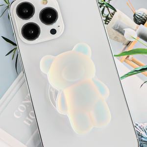 Aikusu Wholesale Factory Bear Cute <b>Holder</b> Sticky Custom Cell Mobile <b>Phone</b> <b>Grip</b> for iPhone 17 16 15 14 13 Pro Max - Product Image 6