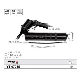Pistola de Engrase Neumática Yato YT-07055, Dispensador de Grasa de Alta Presión, Máquina de Engrase Pequeña - Product Image 2