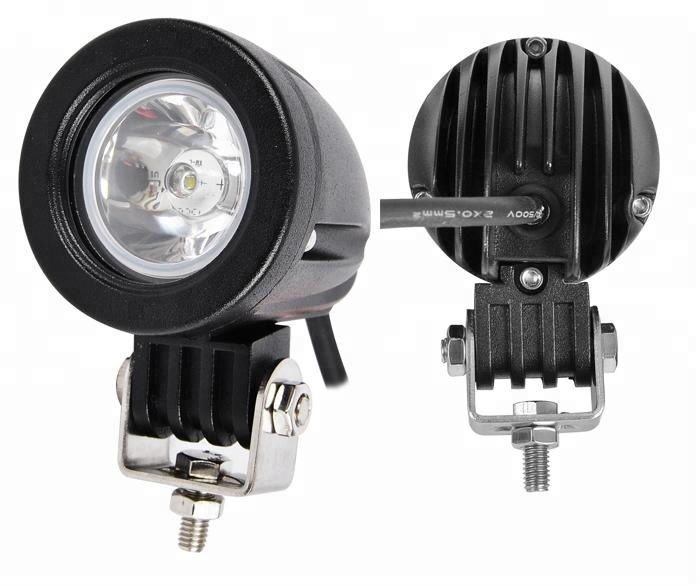 Round 2 Inch 10w Led Work Light Flood or Spot 24 Volt Spot Led Driving Light with Strong Waterproof
