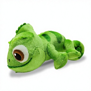 Peluche lézard caméléon Pascal Shoulder Plus avec base disque et aimant, rembourrage en coton PP, 31cm-50cm, 14 ans - Product Image 1