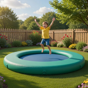 <span class=keywords><strong>Trampoline</strong></span> gonflable compact à faible bruit, directement de l'usine, pour salle de jeux intérieure - Product Image 5