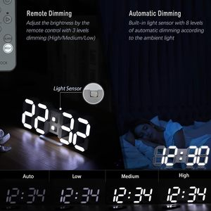 Bell Digital Alarm <b>Clock</b> Reloj Silent Student Bedhead High Volume Desktop Alarm <b>Led</b> Digital Table Desk <b>Clock</b> - Product Image 4