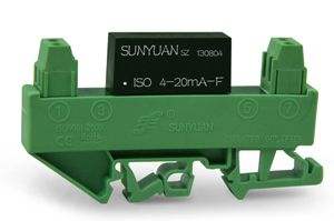 DIN-Schienen montierter <span class=keywords><strong>2</strong></span>-Draht-4-20-mA-Signalisolator Passiver, schleifen betriebener Sender für die SPS-Programmierung von Industries ensoren - Product Image 3