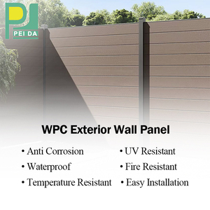 Panneaux modernes et élégants en Wpc Panneau mural en Wpc Feuille pour plafond mural en Wpc extérieur - Product Image 5