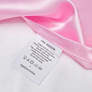 Sarung bantal Satin kustom Set sarung bantal sutra ratu kulit rambut <span class=keywords><strong>2</strong></span> dengan penutup amplop sarung bantal sutra Satin standar - Product Image 5