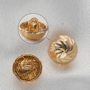 <span class=keywords><strong>Botones</strong></span> de aleación de media esfera arrugados para coser - Product Image 4