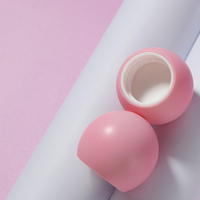 Bouchon à vis rond rose mignon 28/410, bouchon à vis en forme de boule, bouchons à vis en plastique de 28 mm