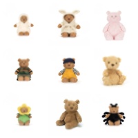 Peluche esthétique Jelly Cats, 500 designs uniques, jouet en peluche animal, ours Bartholomew, divers pendentifs, sac bandoulière en peluche