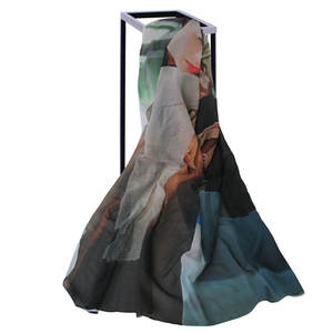 Fleur de gingembre Femmes Wild <span class=keywords><strong>Rose</strong></span> Maillot de bain Sarongs CustomPrint Protection solaire Bikini Cover Ups Wrap Dress <span class=keywords><strong>Pareo</strong></span> - Product Image 5