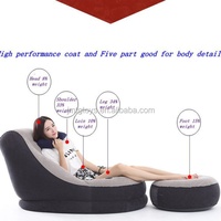 Sofá Cama Seccional Inflable Air Lounge, Plegable, Moderno y Elegante, Muebles para Sala de Estar y Dormitorio, Nuevo 2020, de PVC