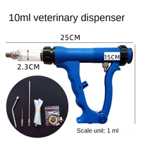 Médecine vétérinaire réutilisable mangeoire porcelet seringue baril porc bétail équipement d'élevage médecine animale remplissage artefact