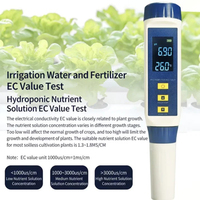 Medidor de pH Digital Profesional J&R Tipo Pluma para Pruebas de Calidad del Agua en Hidroponía y Acuicultura