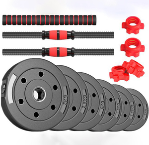 Bộ tạ tập thể dục đa năng 2 trong 1, trọng lượng 10-40kg, có thể điều chỉnh, tạ đòn và tạ tay, tập luyện tại nhà, chất liệu cao su - Product Image 3