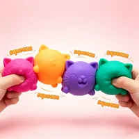 Jouets en peluche Schylling NEEDOH Cool Cat, jouets sensoriels à remontée lente, anti-stress, pour adultes et enfants, anti-anxiété
