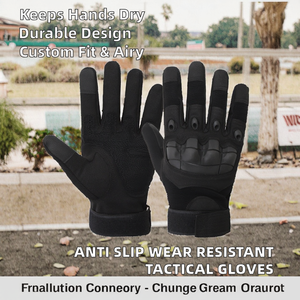 Guantes Tácticos Deportivos de Neopreno Unisex Antideslizantes y Resistentes al Desgaste para Ciclismo al Aire Libre, Carreras de Karts, Entrenamiento Deportivo y Fitness - Product Image 2