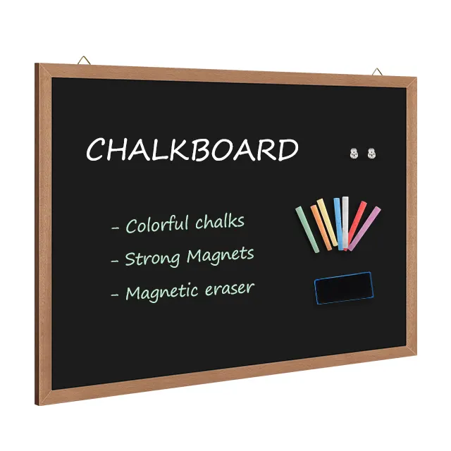 Magnetisch Schoolbord Houten Ingelijst Schoolbord