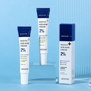 Crema de ácido salicílico Reparación de la piel facial Aclaramiento Ácido hialurónico Crema para eliminar el acné Productos para el cuidado de la piel Crema facial - Product Image 5